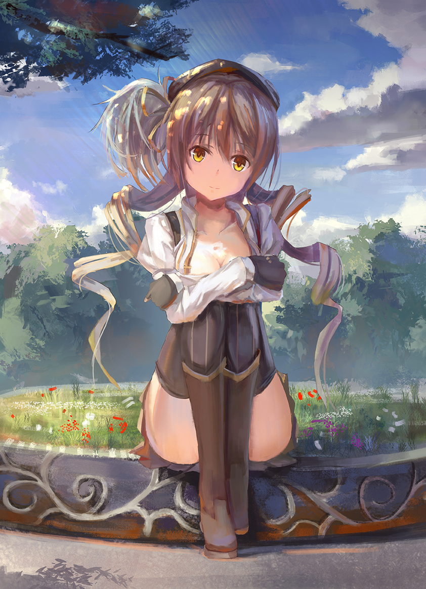 tomoe mami (mahou shoujo madoka magica) drawn by tianya_beiming