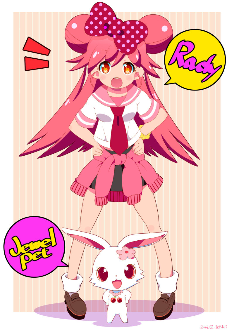 ruby and momona (jewelpet and 1 more) drawn by aosora_neko