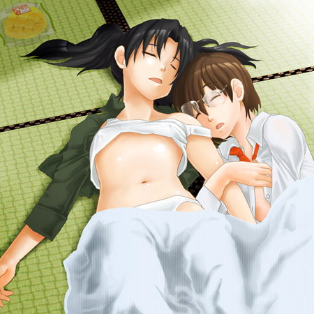 amasawa yuuko and okonogi yuuko (dennou coil) drawn by bon_(rump)