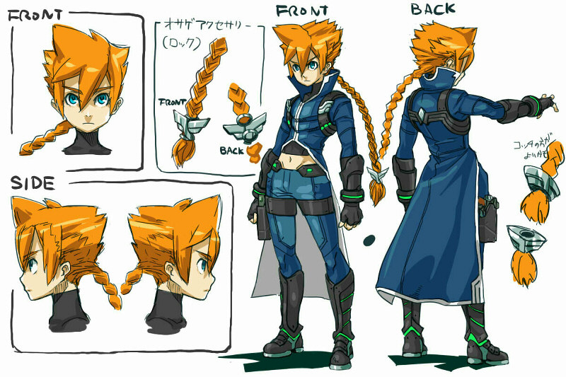 gunvolt (azure striker gunvolt and 1 more) drawn by araki_munehiro