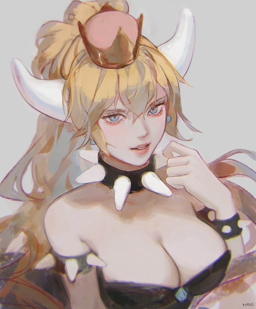 bowsette (mario and 1 more) drawn by yueko_(jiayue_wu)