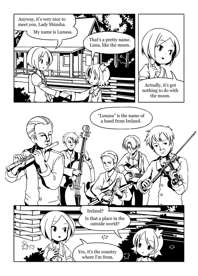 aki shizuha and lunasa prismriver (touhou) drawn by sixten