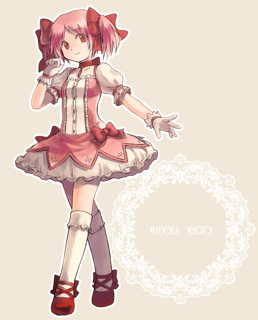 kaname madoka (mahou shoujo madoka magica) drawn by ariori_haberi