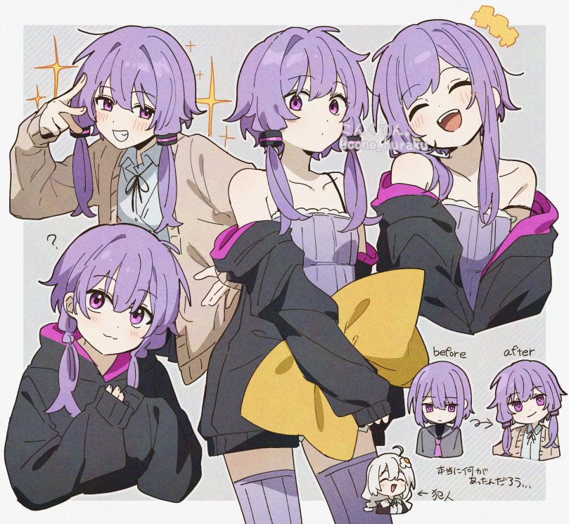 yuzuki yukari and kizuna akari (vocaloid and 1 more) drawn by corn_kuten