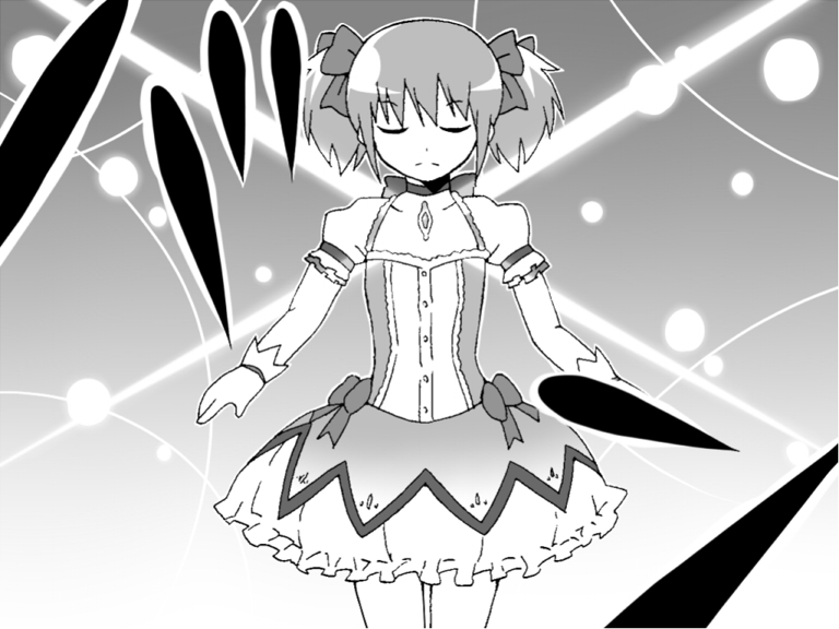 kaname madoka (mahou shoujo madoka magica) drawn by gogiga_gagagigo