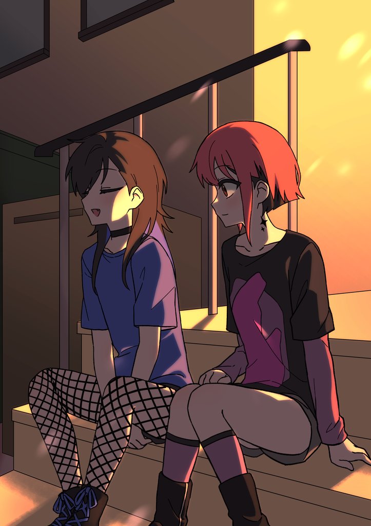 okami-chan and tora-chan (kororon) drawn by bamppan