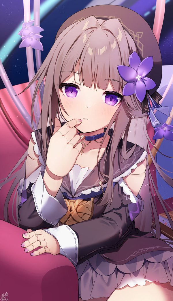herta (honkai and 1 more) drawn by omuretsu