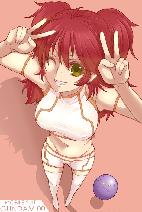 haro, nena trinity, and bad haro (gundam and 1 more) drawn by kannagi_kaname