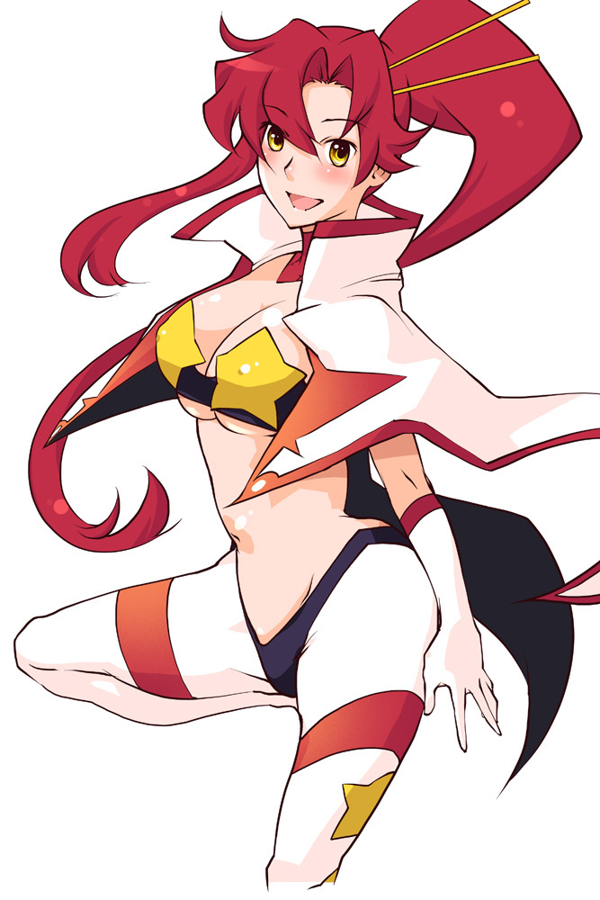 yoko littner and space yoko (tengen toppa gurren lagann) drawn by touge_hiro