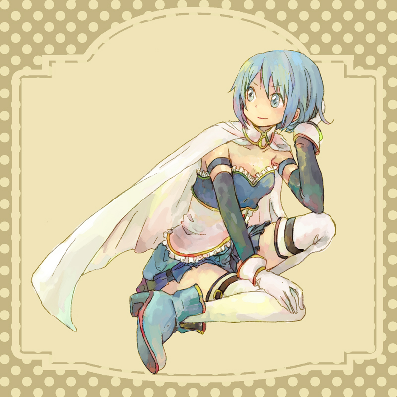 miki sayaka (mahou shoujo madoka magica) drawn by den