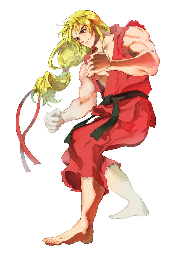 ken masters (street fighter and 1 more) drawn by tanakalma