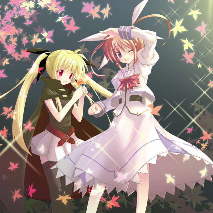 fate testarossa and takamachi nanoha (lyrical nanoha and 2 more)