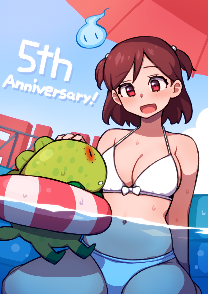 aoba misaki and chupacabra (idolmaster and 2 more) drawn by kwaejina
