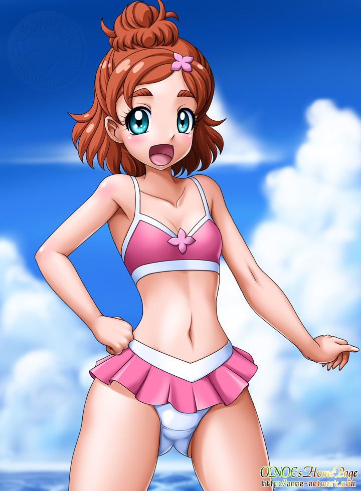 haruno haruka (precure and 1 more) drawn by onoe