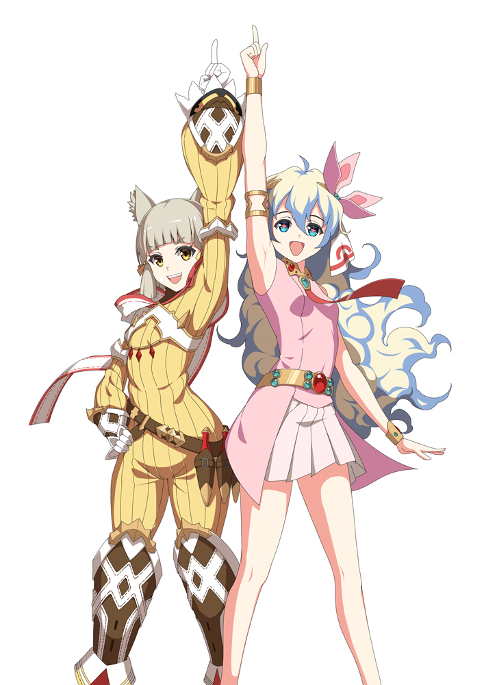 nia teppelin and nia (xenoblade chronicles and 2 more) drawn by qingwa_fu_luo