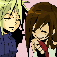 tifa lockhart and cloud strife (final fantasy and 1 more)