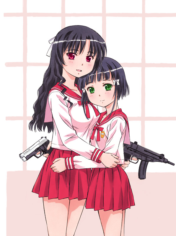 kururi orie and kururi yukie (alice no 100 deg cc) drawn by nakajima_chizuna
