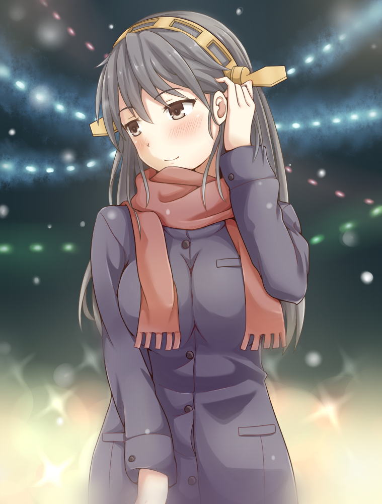 haruna (kantai collection) drawn by karikura_(atatata71)