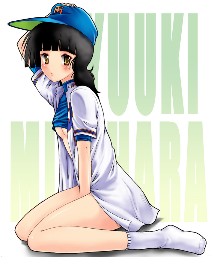 mizuhara yuuki (yakyuukyou no uta) drawn by kakogawa_tarou