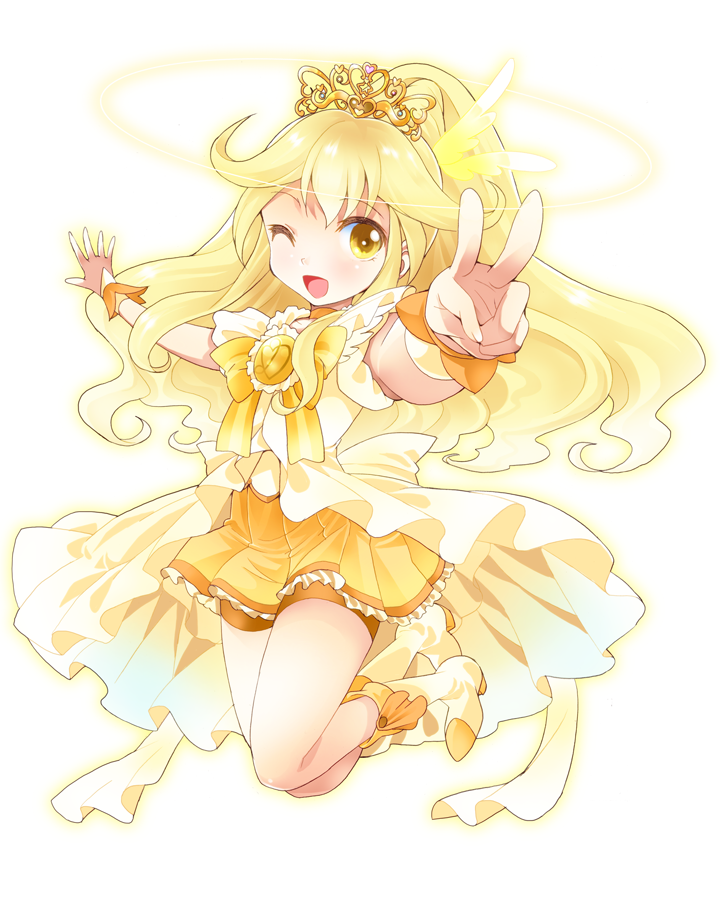 kise yayoi and cure peace (precure and 1 more) drawn by ratryu