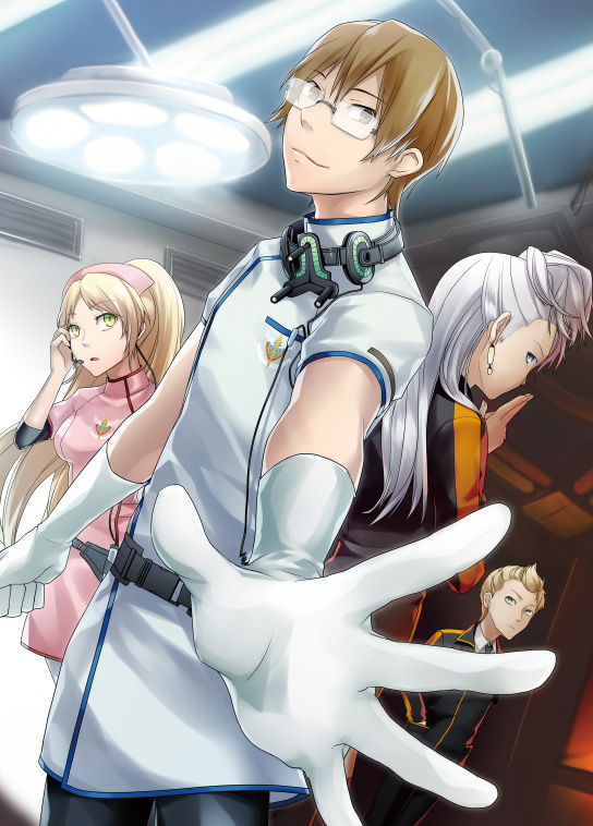 tonegawa anju, mira kimishima, tsukimori kousuke, and navel (chou shittou caduceus) drawn by roirne_(satoaloa)