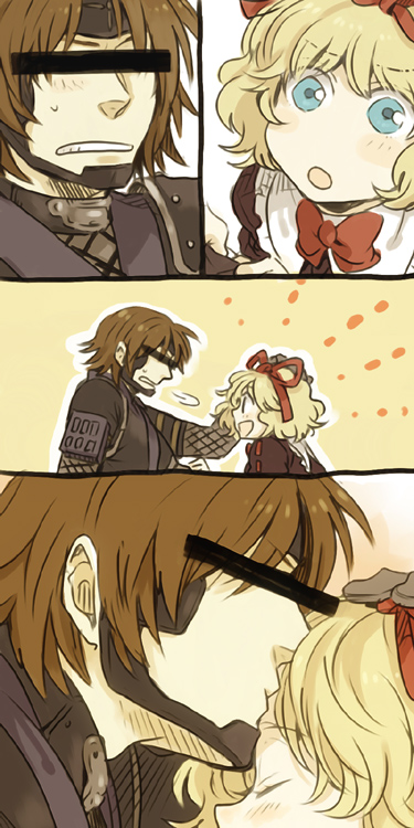 medicine melancholy, ninja, and kitanai ninja (touhou and 3 more) drawn by emu_(losspass)