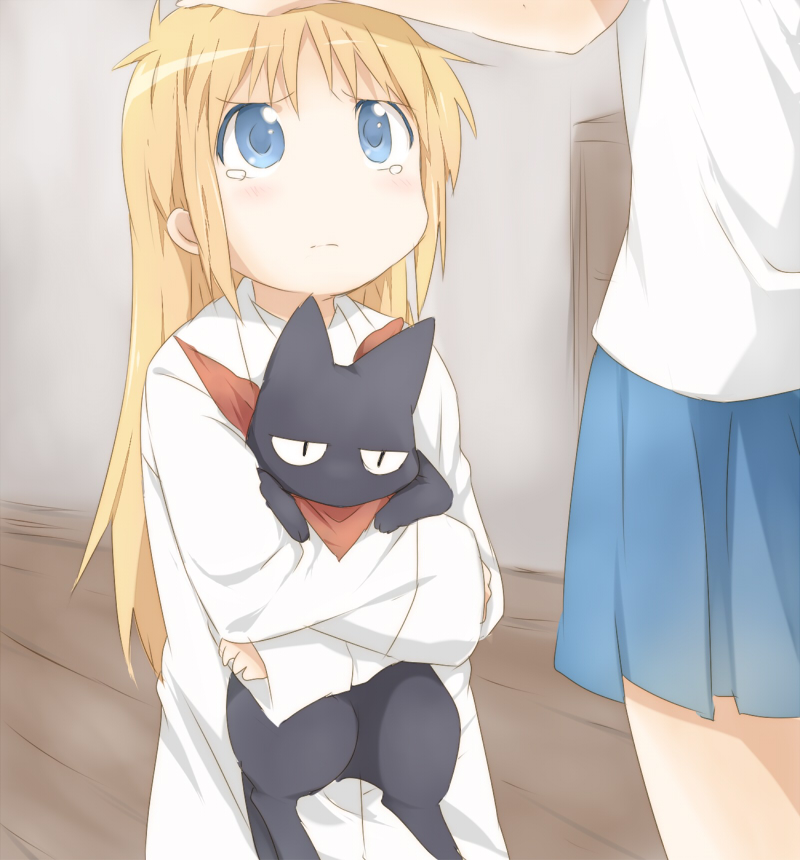 professor shinonome and sakamoto (nichijou) drawn by maruki_(punchiki)