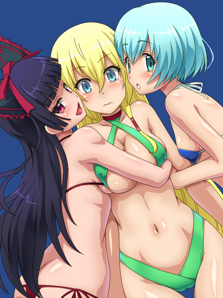 rory mercury, lelei la lalena, and tuka luna marceau (gate - jieitai ka no chi nite kaku tatakaeri) drawn by awa