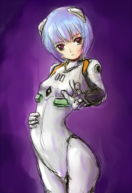 ayanami rei (neon genesis evangelion) drawn by urara_(dt8)