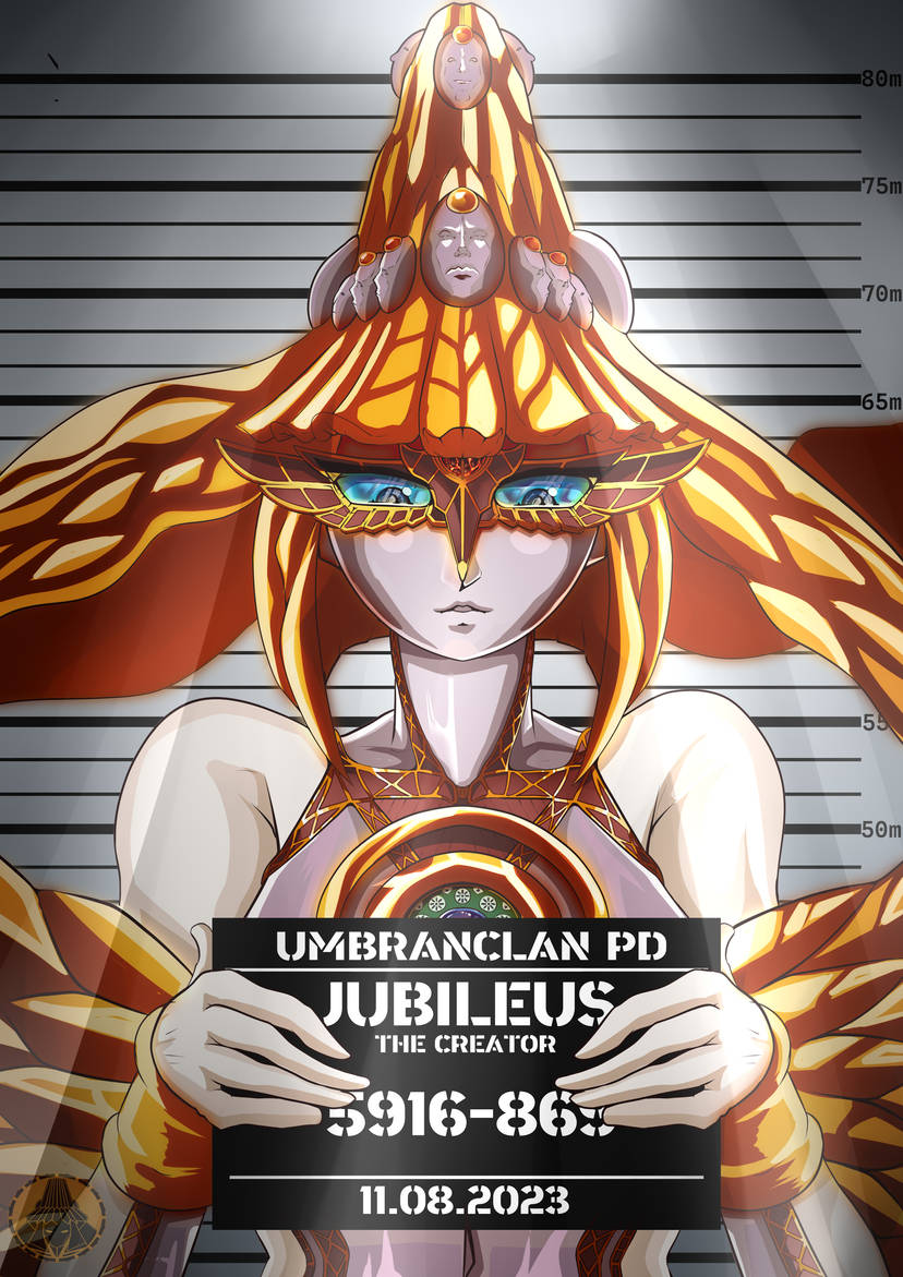 jubileus (bayonetta and 1 more) drawn by rinkamearii