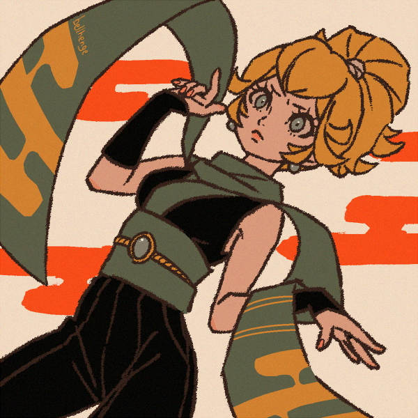 princess peach and ninja peach (mario and 1 more) drawn by bellhenge