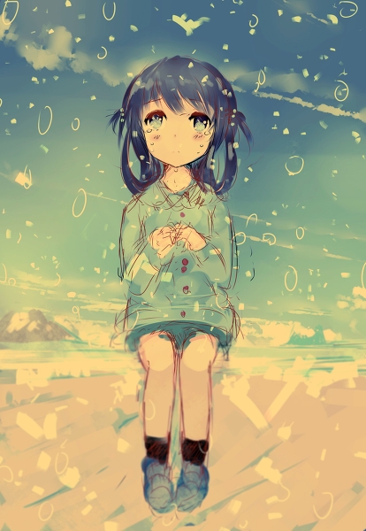 shiodome miuna (nagi no asukara) drawn by teii_(travel)