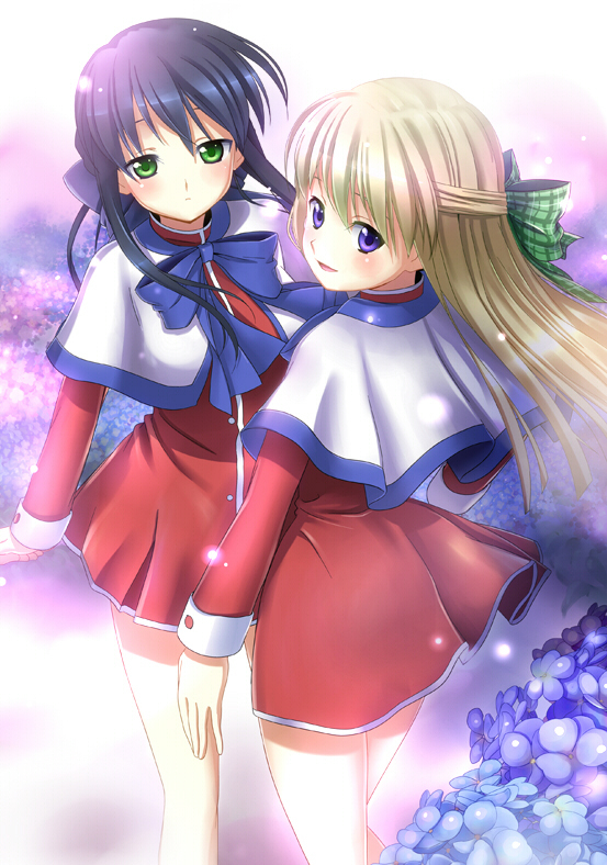 kawasumi mai and kurata sayuri (kanon) drawn by kimitoshiin