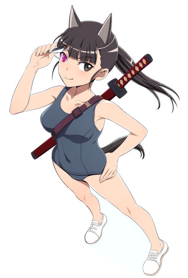 sakamoto mio (world witches series and 1 more) drawn by nanashino