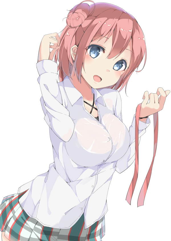 yuigahama yui (yahari ore no seishun lovecome wa machigatteiru.) drawn by chikuwa.
