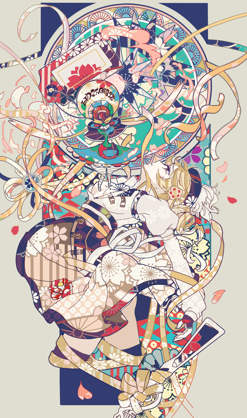 tomoe mami and candeloro (mahou shoujo madoka magica and 1 more) drawn by bourbone