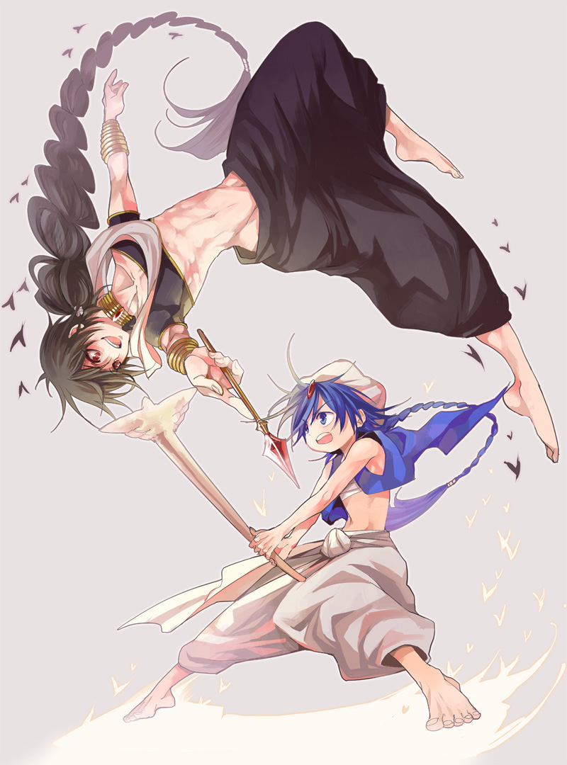 aladdin and judal (magi the labyrinth of magic) drawn by nair_(mindcreator)