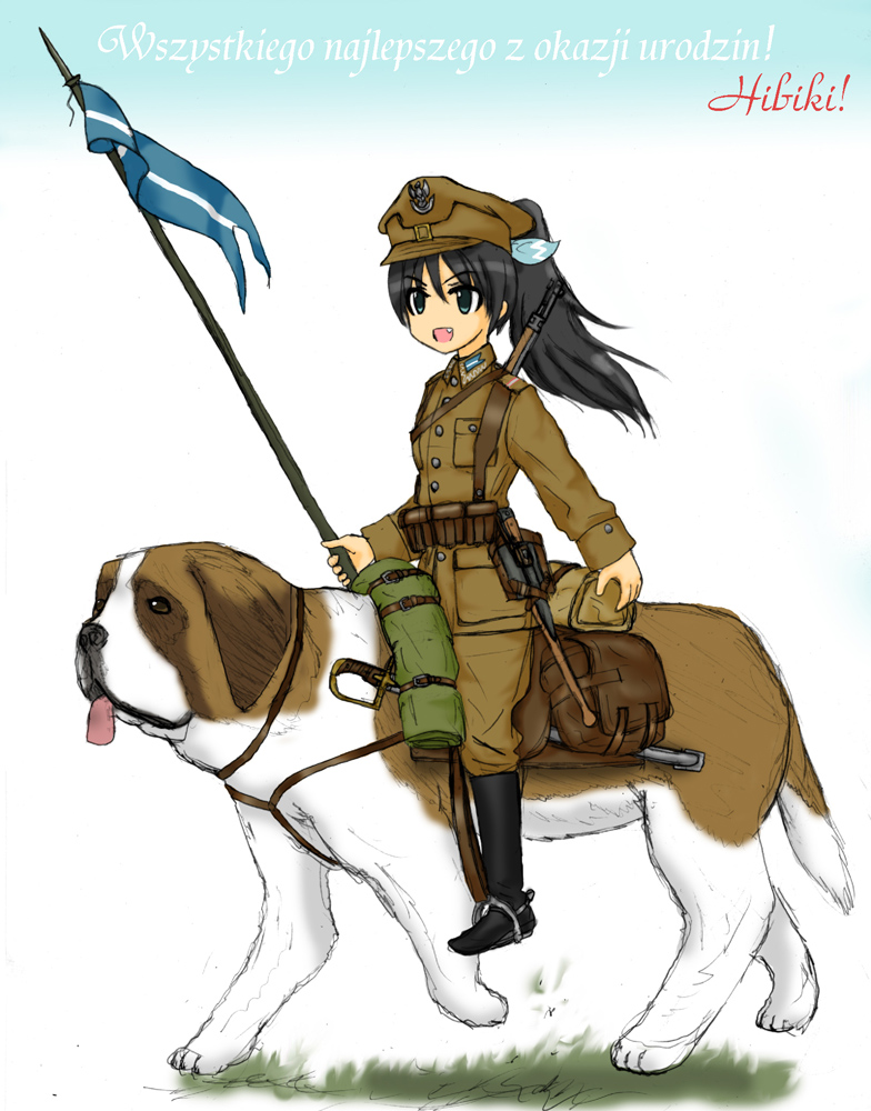 ganaha hibiki and inumi (idolmaster) drawn by ernest_(sieg1945)