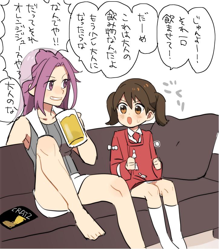 ryuujou and jun'you (kantai collection) drawn by ishihara_saika