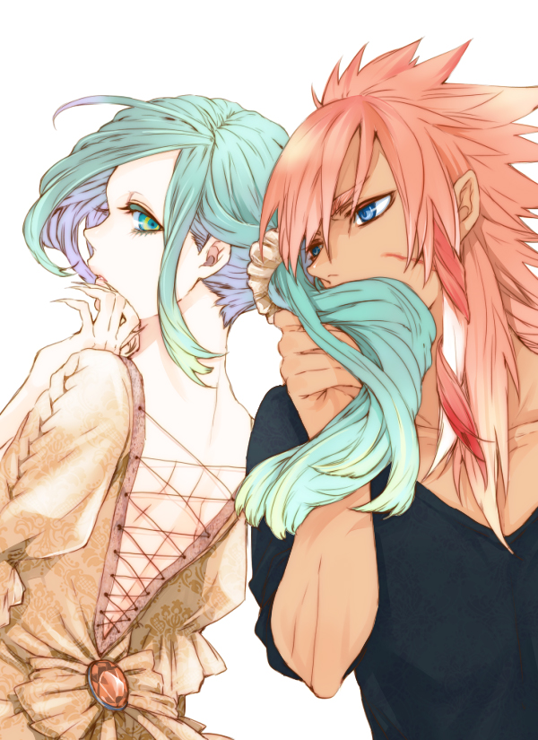 vanfeny vamp and garushaa wolfein (inazuma eleven and 2 more) drawn by kyoji_(tmtrymetm) and zuwai_kani