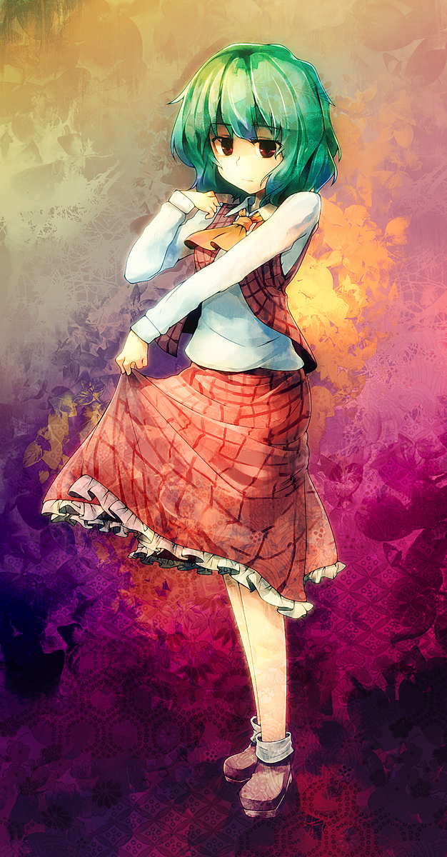 kazami yuuka (touhou) drawn by ukyo_rst and umumu_(pilcre)
