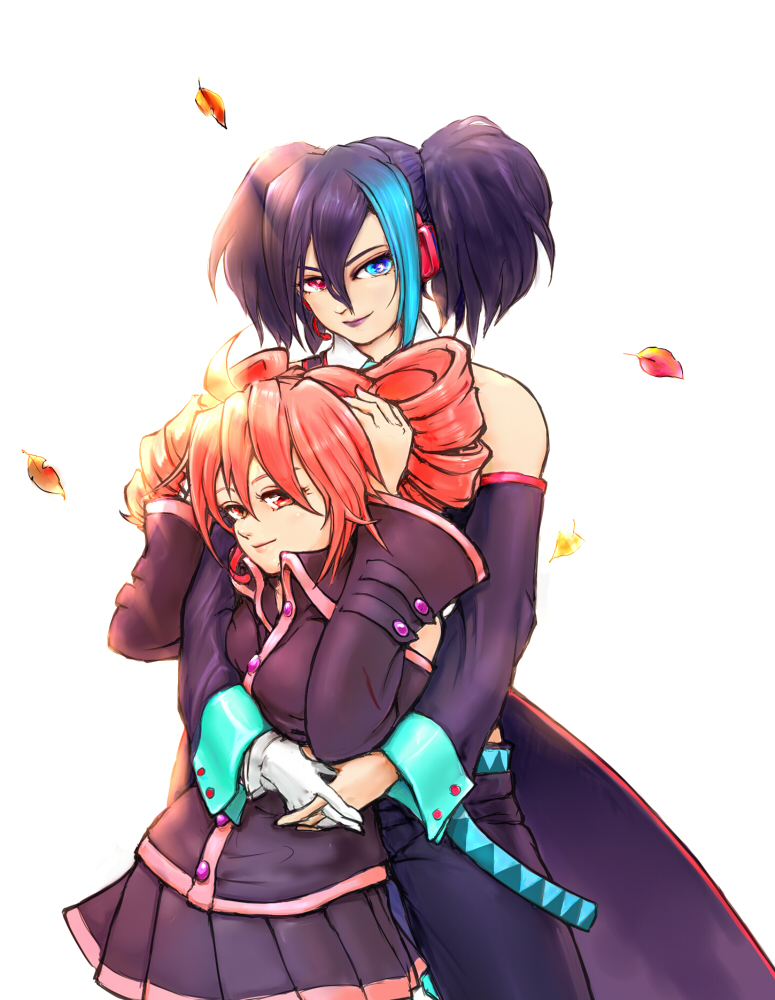 kasane teto and yokune ruko (utau) drawn by konpasu