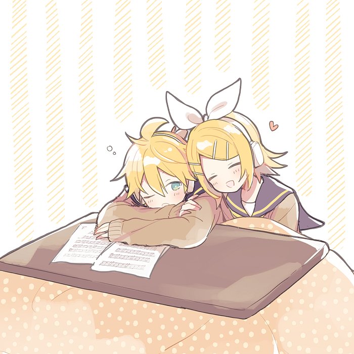 kagamine rin and kagamine len (vocaloid) drawn by suzumi_(fallxalice)