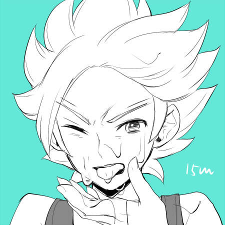 matatagi hayato (inazuma eleven and 2 more) drawn by hs2