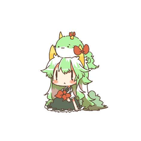kamishirasawa keine and ex-keine (touhou) drawn by rebecca_(keinelove)