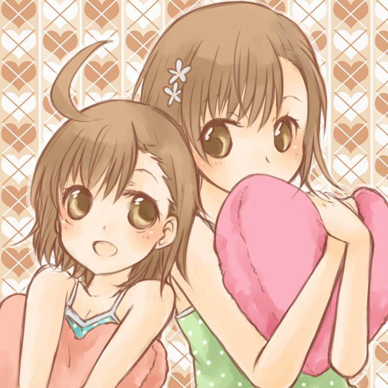 misaka mikoto and last order (toaru majutsu no index) drawn by natsuki_sumomo