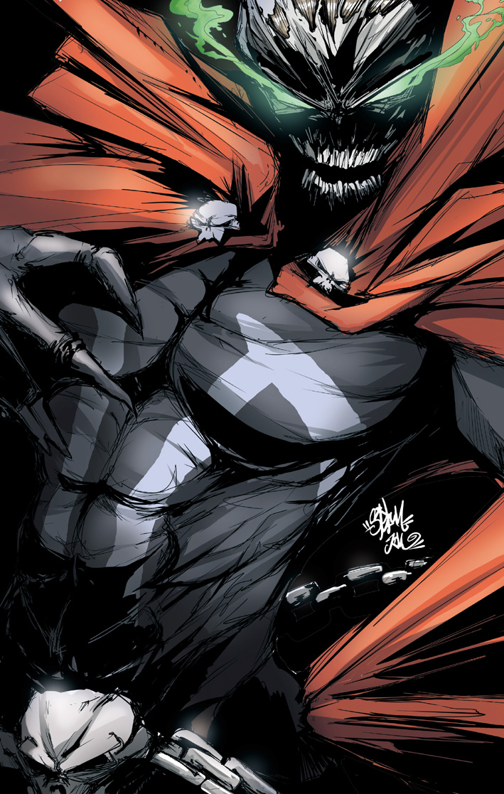 spawn (spawn and 1 more) drawn by jinbei