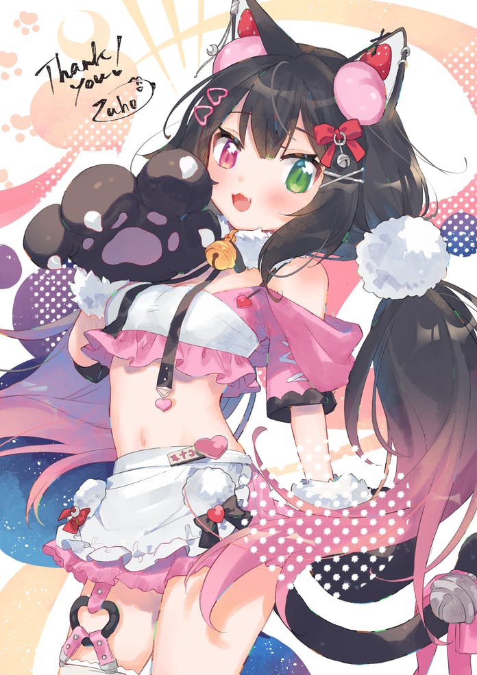 qiu yue (indie virtual youtuber) drawn by zuho_(vega)