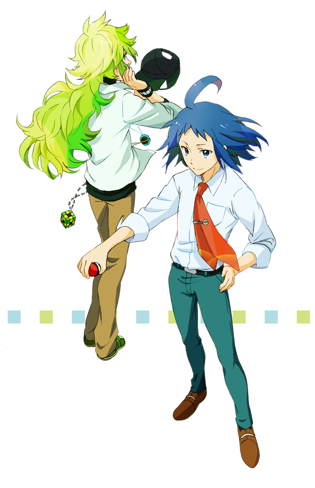 n and cheren (pokemon and 1 more) drawn by dante0909