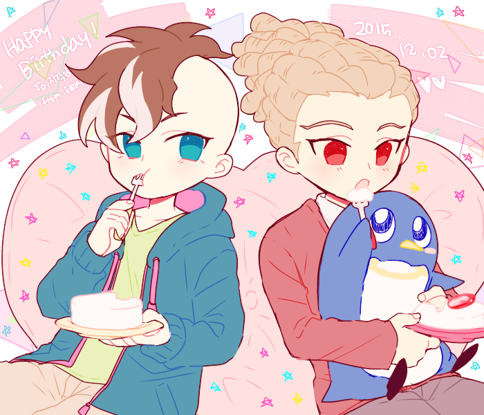 kidou yuuto and fudou akio (inazuma eleven) drawn by tete_(tetenim)